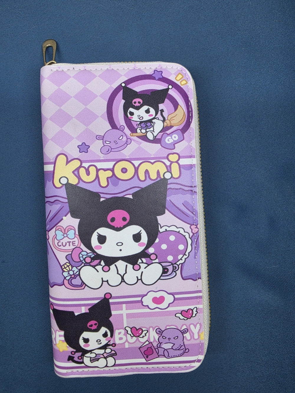 Sanrio Kuromi Large Purple Zip-Around Wallet